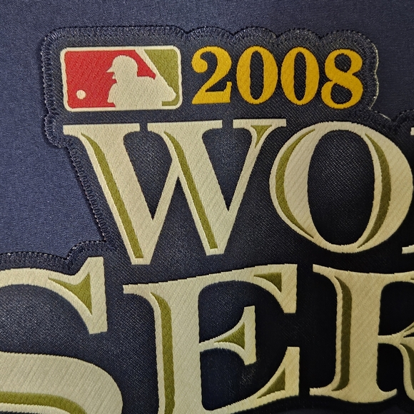 Magestic Cool Base 2008 WORLD SERIES Full Zip JACKET SIZE XXL CLEAN!!!! Vintage, - Picture 6 of 8
